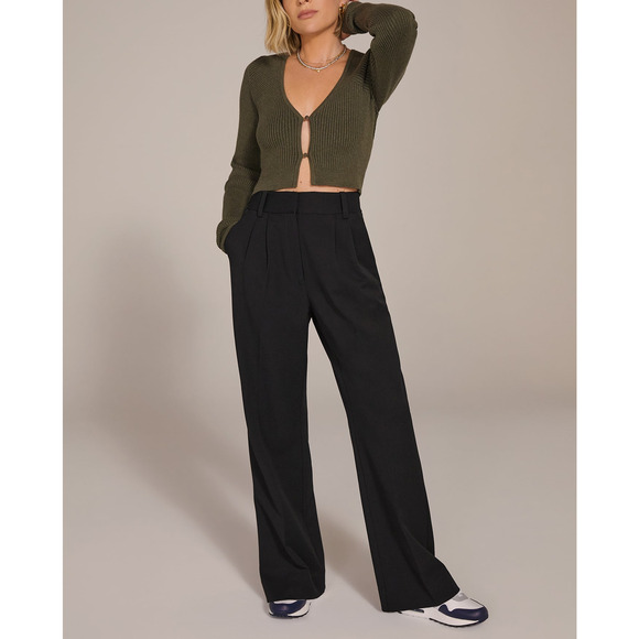 Favorite Daughter 'The Shortie' Black Favorite Pant Size 4 - NWT - Picture 1 of 5